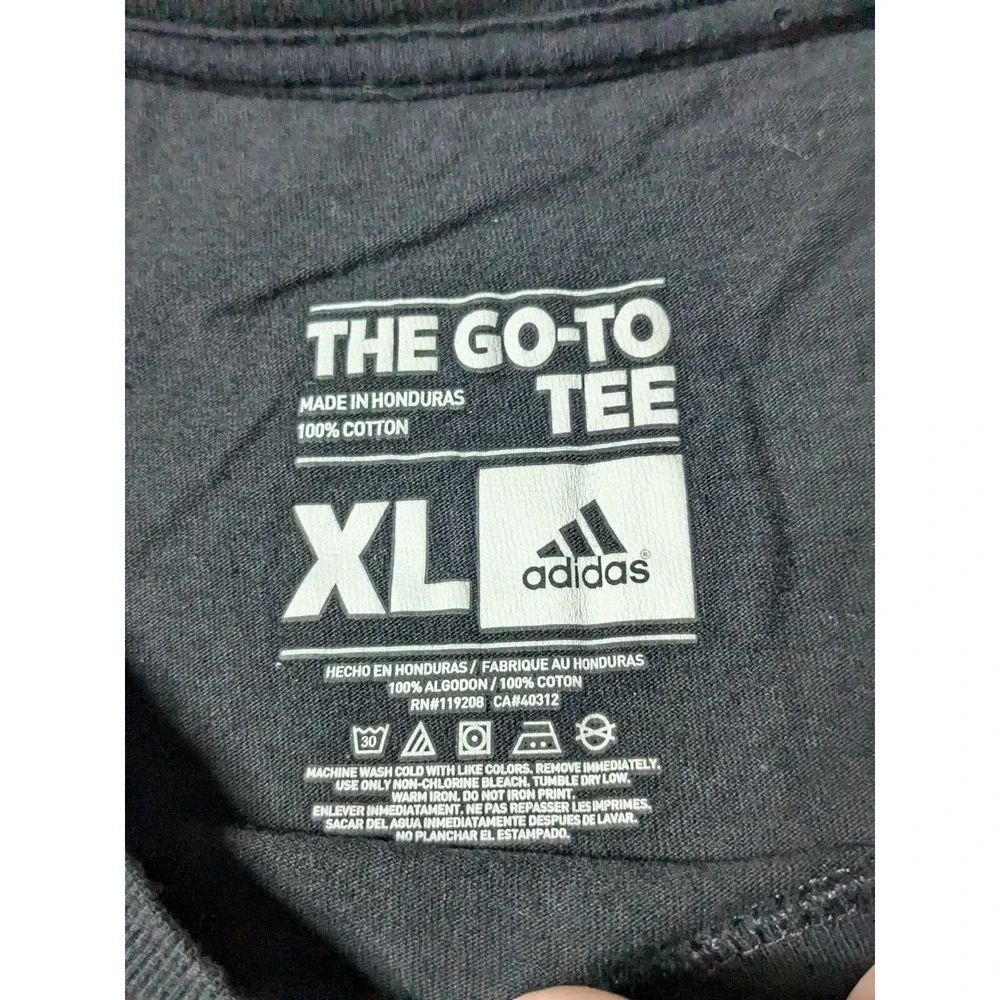 MIAMI‎ HEAT GOLDEN NET Men XL Black ADDISAS GO-TO TEE T-Shirt